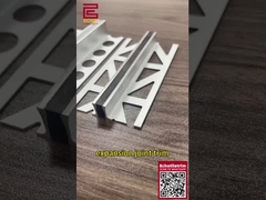 Revestimiento de azulejos de aluminio duradero azulejos de expansión de las bandas de cubierta de las articulaciones para paredes y pisos