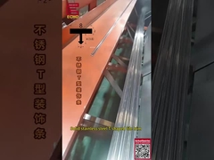 T-Trim de acero inoxidable de 800 kg/m probado - Protector de borde de grado marino con garantía de agua salada de 20 años