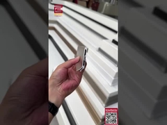 Perfiles de tablero de faldas flexibles Baseboard moldeado cubre 4 pulgadas para paredes interiores