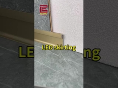 Smart LED Aluminium Skirting Board. Control por voz + impermeable. Convierte los pisos en arte de la luz.