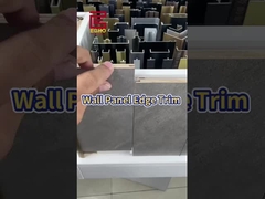 Panel de pared de aluminio Trim. No-Gap Capa de costura + Guarda de esquina. Perfecto para WPC / PVC revestimiento.