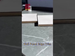 Revestimiento de aluminio para paneles de pared. Sellado sin huecos + protección de esquinas. Resolver la expansión del panel.