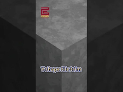 Recorte de azulejos de aluminio en forma de Y. Unida sin costuras en 3 vías + impermeable. Resolver esquinas difíciles en un solo paso.