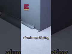 4cm Ultra-Thin Skirting Board. No hay ranura instalada + impermeable. El robot es amigable con el vacío.