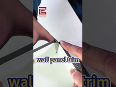 Revestimiento de bordes de azulejos de pared blanca de azulejos cerámicos de metal Revestimiento de bordes de azulejos después de la teja