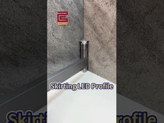 Tabla de alfombras de aluminio resistente personalizable con perfil LED de montaje de canal LED