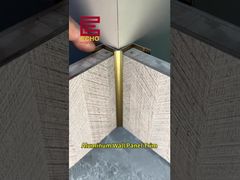 Moldura de panel de pared de aluminio | Acabado elegante para interiores de hogares modernos #molduradealuminio