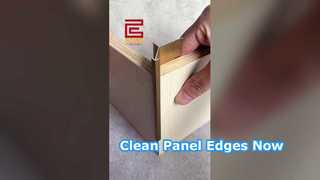 Embellecedor de panel de pared de aluminio | Acabado de bordes decorativos para paneles interiores