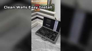 Moldura de rodapié de aluminio | Solución moderna de acabado de pared a piso