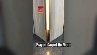 Adornos decorativos de aluminio | Perfil de acabado interior y pared de metal moderno #aluminumtrim