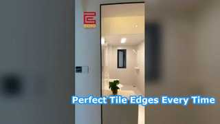 Moldura de aluminio para azulejos en forma de L | Acabado de bordes de esquina para interiores modernos #aluminio