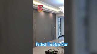 Embellecedor de panel de pared de aluminio | Acabado de bordes decorativos para paredes interiores #aluminiotrim