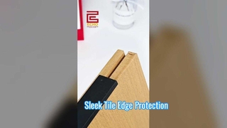 Borde de aluminio tipo F: perfecto para acabados de paredes y pisos