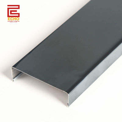 Flat Listello Tijeras de acero inoxidable recortadas 100 mm de ancho Tijeras de borde negro moldeado