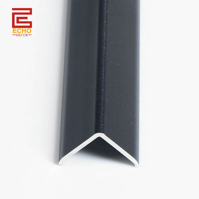 15mm Matt Negro de la esquina exterior de azulejos de aluminio de protección de borde de la talla