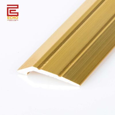 Tejas de oro de aluminio para el hormigón de la franja de transición de suelo desigual Reducción de las franjas de transición