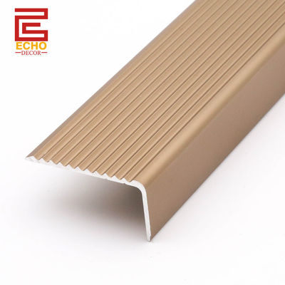 Profiles de recubrimiento de escaleras de aluminio de vinilo