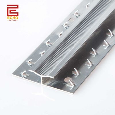 Alfombras de aluminio para puertas de metal alfombras de plata para alfombras de transición