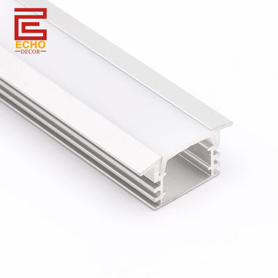 Profil de LED de 15 mm de plata de aluminio LED de banda de luz de canal para el techo