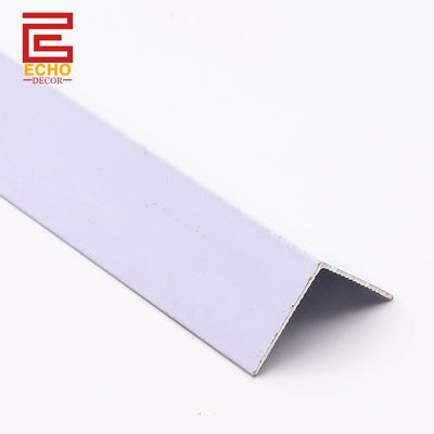 90 grados Ángulo exterior de doble cara azulejos de aluminio recubrimiento blanco