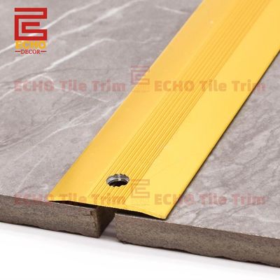 Madera dura para el azulejo de aluminio de suelo de transición de las tiras de cubierta de moldeo de recorte