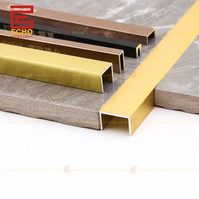 Customized Cove Shaped U Channel Aluminum Tile Trim Tile Edging Trim