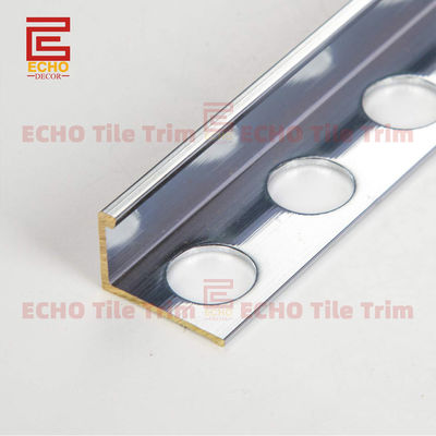 12mm Polished L Angle Brass Profile Trim Copper Strips For Tile